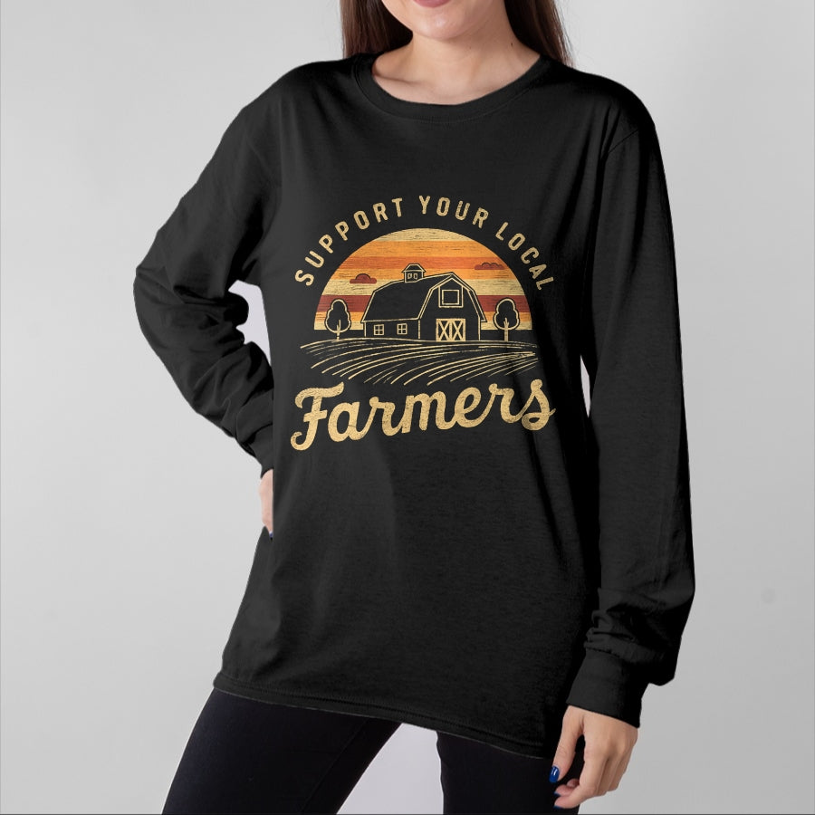 Best Farmer Life Shirt, Funny Farmer UnisexT-Shirt/Hoodie/Sweatshirt HLT00 - Farm Boys Shirts Support Your Local Farmers Farming Lover T-Shirt
