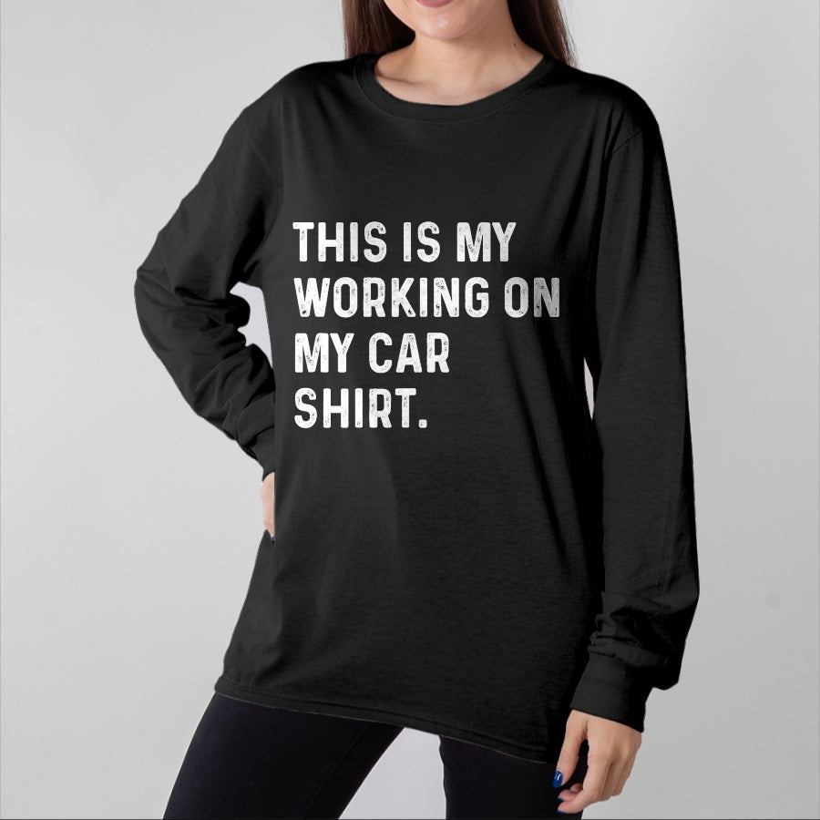 Best Mechanic Life Shirt, Funny Mechanic UnisexT-Shirt/Hoodie/Sweatshirt HLT00 - This Is My Working On My Car Shirt Mechanic Classic Restore T-Shirt