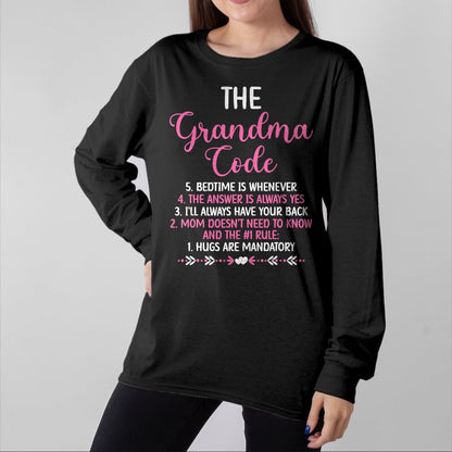 Best Grandma Shirt, Proud Grandma Unisex T-Shirt/Hoodie/Sweatshirt HLT00 - The Grandma Code Granny Grandmother Grandparent T-Shirt