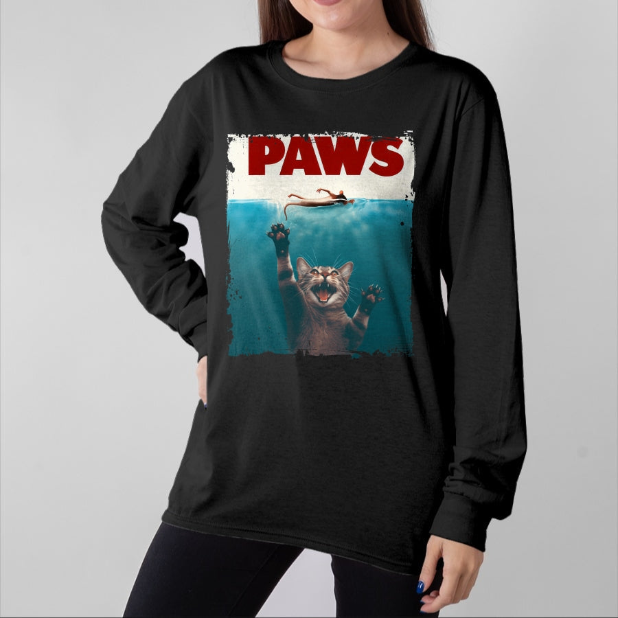 Cat Love Shirt, Funny Cat Lover Gift UnisexT-Shirt/Hoodie/Sweatshirt HLT00 - Paws Kitten Meow Parody Funny Cat Lover Gifts Cute Cat T-Shirt
