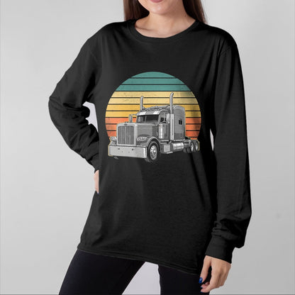 Best Truck Driver Life Shirt, Funny Trucker UnisexT-Shirt/Hoodie/Sweatshirt HLT00 - Vintage Truck Trucker Truck Driver 18 Wheeler Trucking T-Shirt
