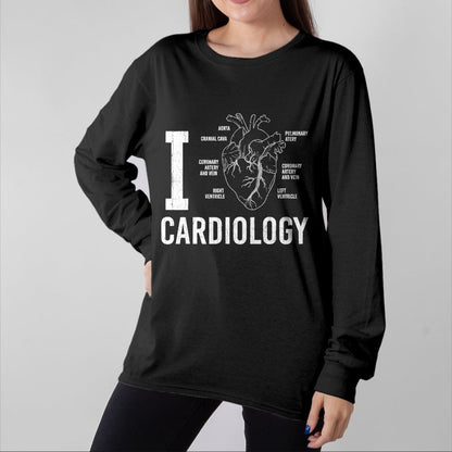 Best Doctor Shirt, Funny Doctor UnisexT-Shirt/Hoodie/Sweatshirt HLT00 - I Heart Funny Cardiologist Cardiology Graphic T-Shirt