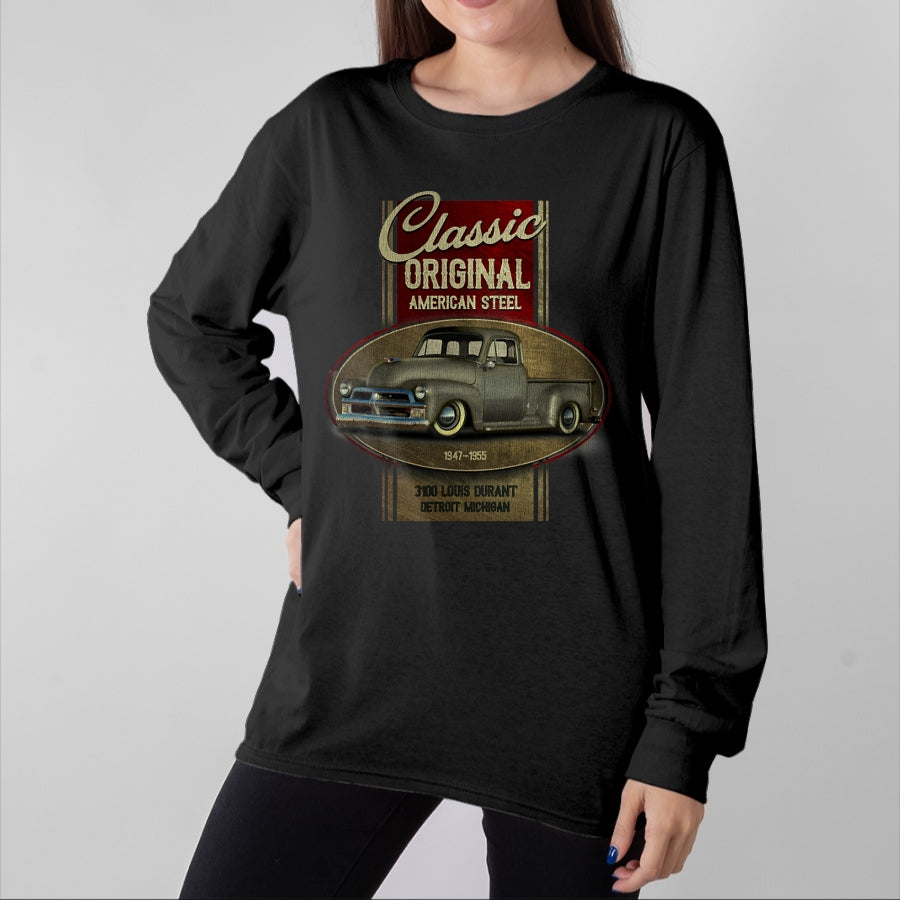 Best Thanksgiving Family Shirt , Funny Thanksgiving UnisexT-Shirt/Hoodie/Sweatshirt HLT00 - Vintage Classic Original American Old Pickup Truck 1940s Car T-Shirt