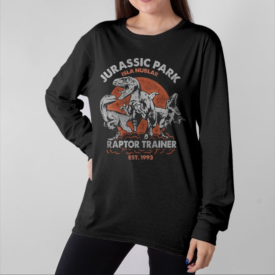Best Dinosaur Lover Shirt, Funny Dinosaur UnisexT-Shirt/Hoodie/Sweatshirt HLT00 - Jurassic Park Raptor Trainer T-Shirt Small