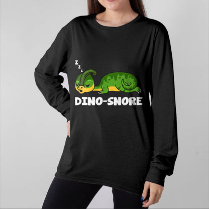 Best Dinosaur Lover Shirt, Funny Dinosaur UnisexT-Shirt/Hoodie/Sweatshirt HLT00 - Saurolophus Dino Snore Adult Dinosaur T-Shirt