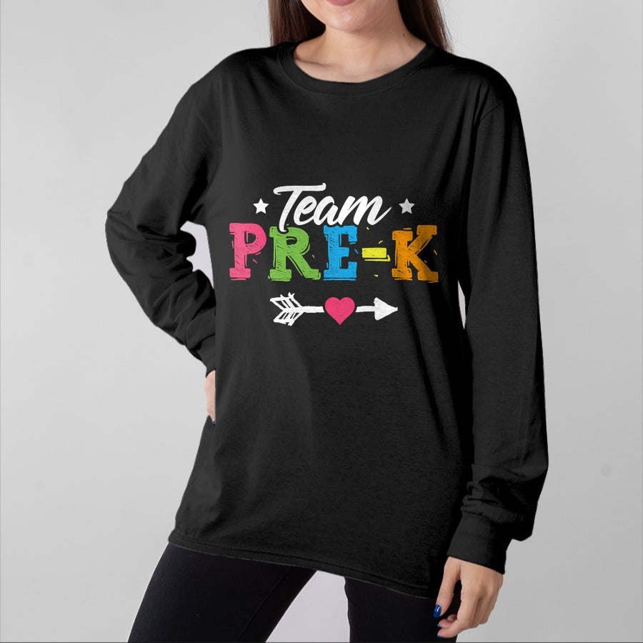 Best Student Shirt, Funny Back To School UnisexT-Shirt/Hoodie/Sweatshirt HLT00 - Team Pre-K Shirt Preschool Teacher Student Back to School T-Shirt