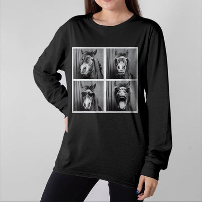 Best Horse Lover Shirt , Funny Horse UnisexT-Shirt/Hoodie/Sweatshirt HLT00 - Funny Horse Sunglasses T-Shirt