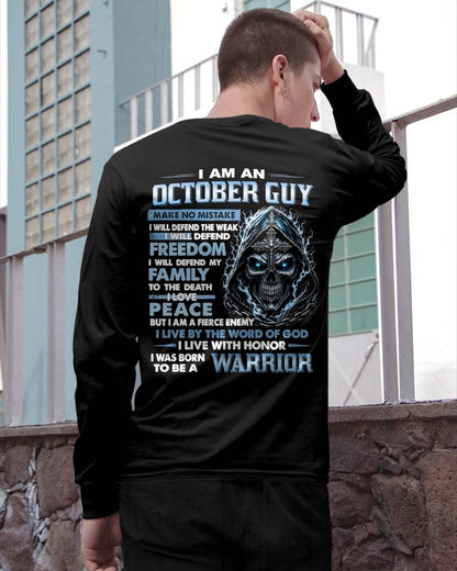 OCTOBER GUY – NEVER BACK DOWN - FOR MAN - TLEE10 (SKU2607-271-10)