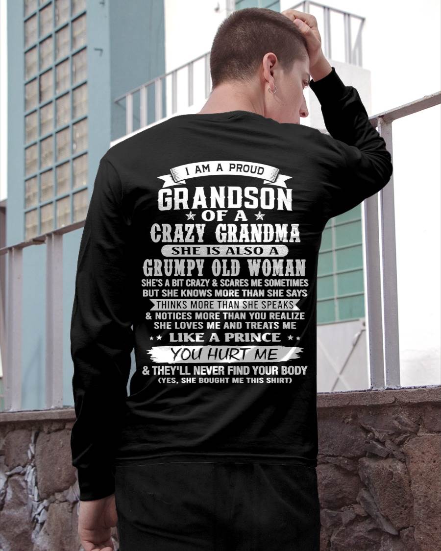 GRANDSON OF A CRAZY GRANDMA - FROM GRANDMA - TLEE00 (SKU2606-274-00)