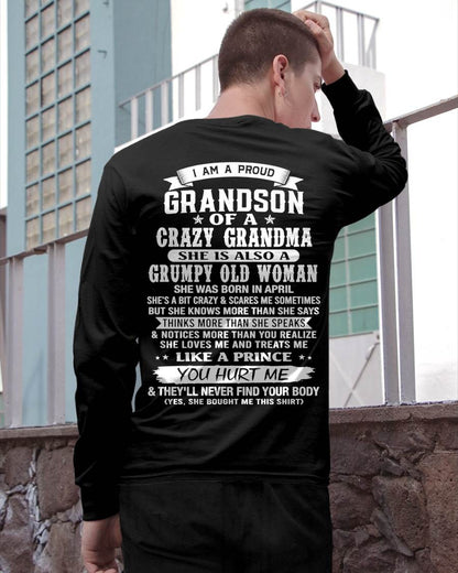 APRIL - GRANDSON OF A CRAZY GRANDMA - FROM GRANDMA - TLEE04 (SKU2606-274-04)