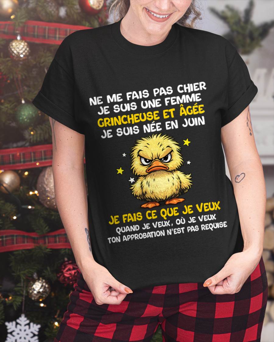JE SUIS UNE FILLE DE JUIN - POUR FEMME - TLEE06 (SKU2604-119-06)