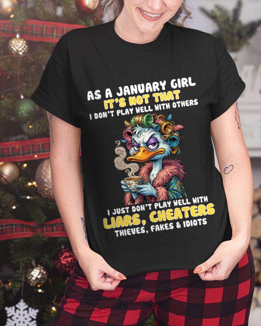 AS A JANUARY GIRL, I PLAY NICE BUT SELECTIVELY - FOR WOMEN - TLEE01 (SKU2604-29-01)