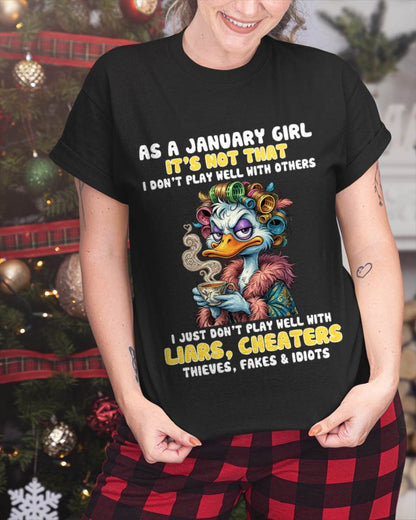 AS A JANUARY GIRL, I PLAY NICE BUT SELECTIVELY - FOR WOMEN - TLEE01 (SKU2604-29-01)