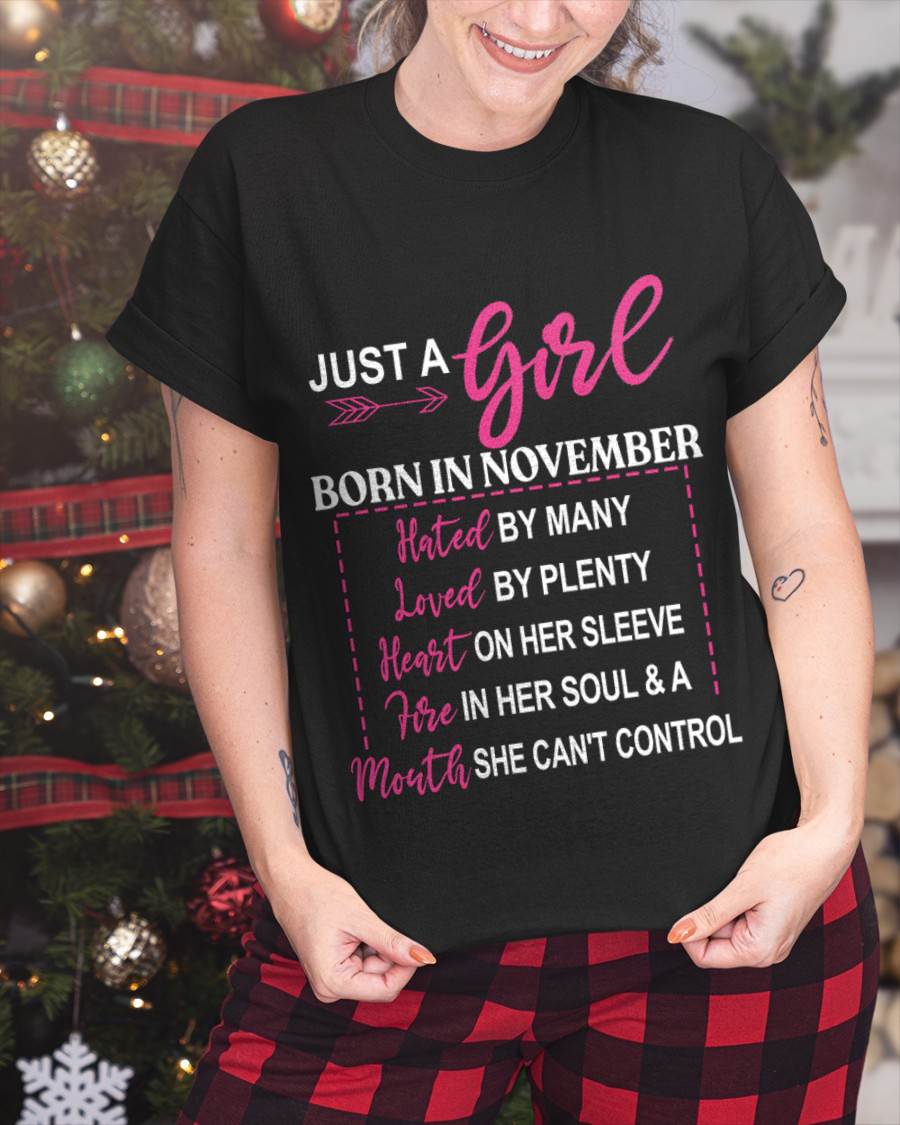 A NOVEMBER GIRL – HATED BY MANY, LOVED BY PLENTY - FOR WOMEN - TLEE11 (SKU2604-06-11)