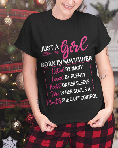A NOVEMBER GIRL – HATED BY MANY, LOVED BY PLENTY - FOR WOMEN - TLEE11 (SKU2604-06-11)