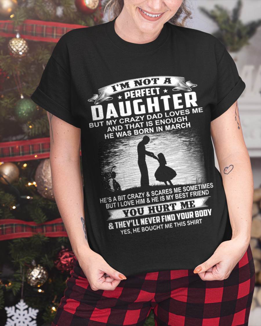 DAD BORN IN MARCH AND DAUGHTER BEST FRIENDS - FROM DAD - TLEE03 (SKU2605-166-03)