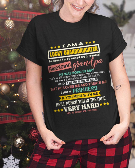 MAY GRANDPA – BLESSED GRANDDAUGHTER RAISED BY AN AMAZING GRANDPA - FROM GRANDPA - TLEE05 (SKU2603-273-05)