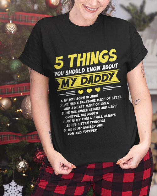JUNE - 5 THINGS YOU SHOULD KNOW ABOUT MY DADDY - FROM DAD - TLEE06 (SKU2606-53-06)