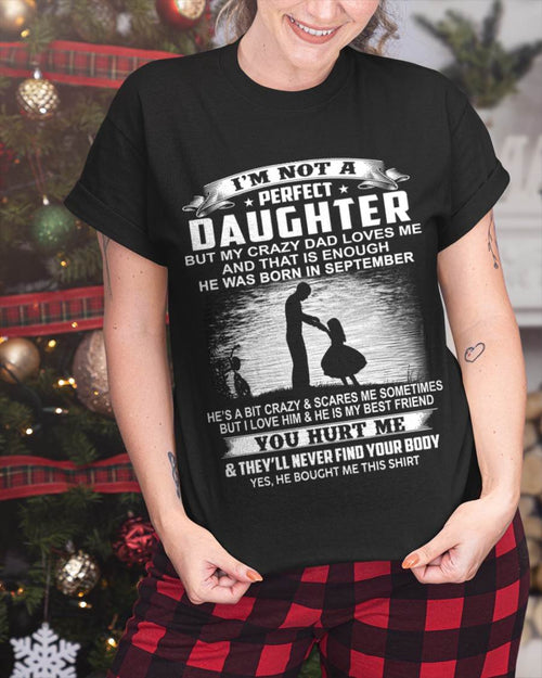 DAD BORN IN SEPTEMBER AND DAUGHTER BEST FRIENDS - FROM DAD - TLEE09 (SKU2605-166-09)