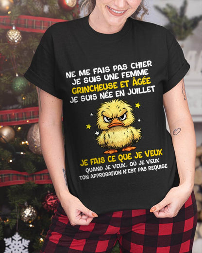 JE SUIS UNE FILLE DE JUILLET - POUR FEMME - TLEE07 (SKU2604-119-07)