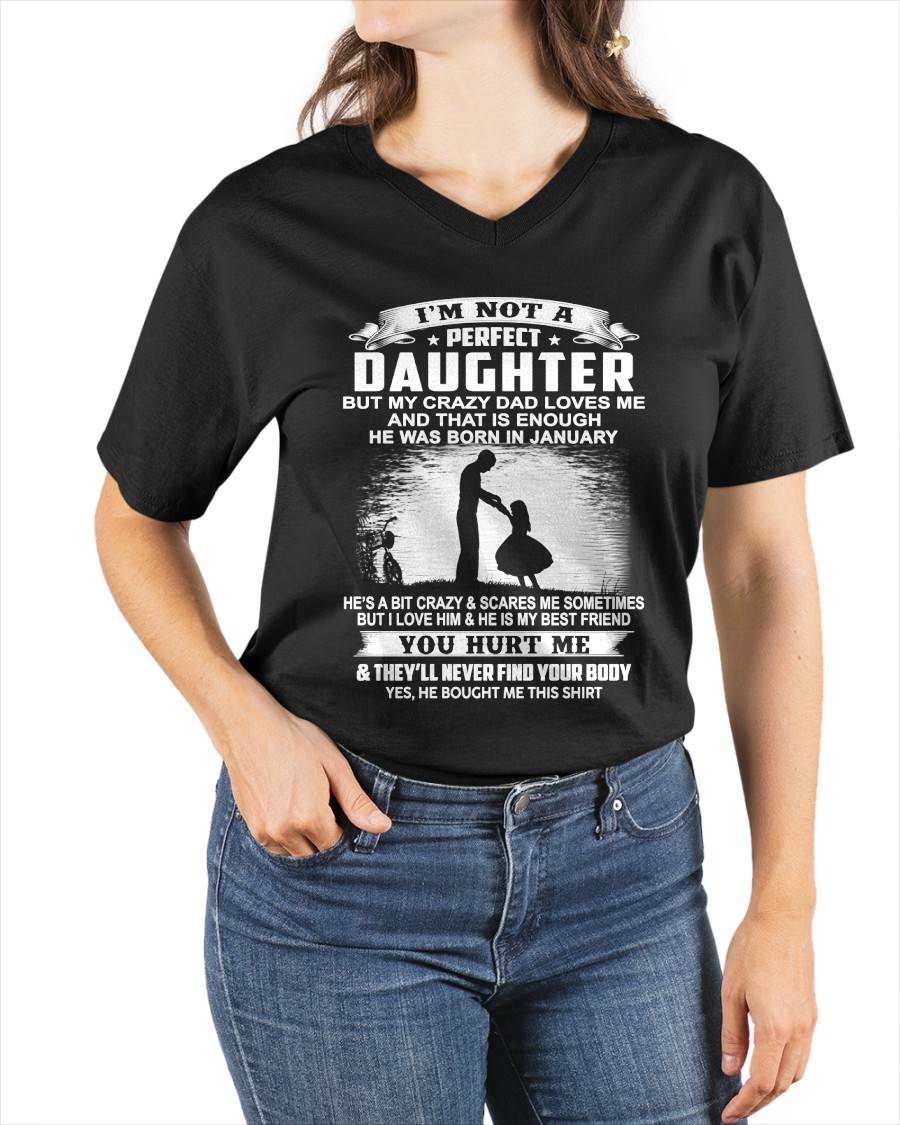 DAD BORN IN JANUARY AND DAUGHTER BEST FRIENDS - FROM DAD - TLEE01 (SKU2605-166-01)