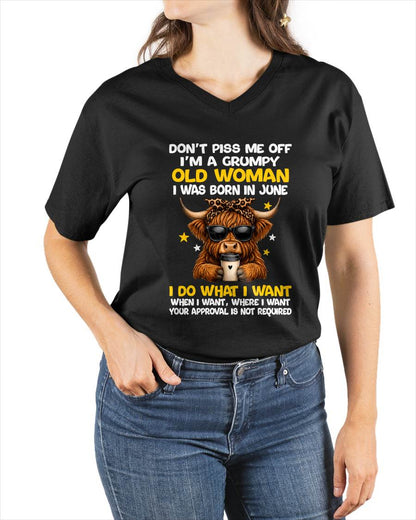 JUNE BORN WOMAN FUNNY SHIRT - FOR WOMEN - TLEE06 (SKU2607-217-06)