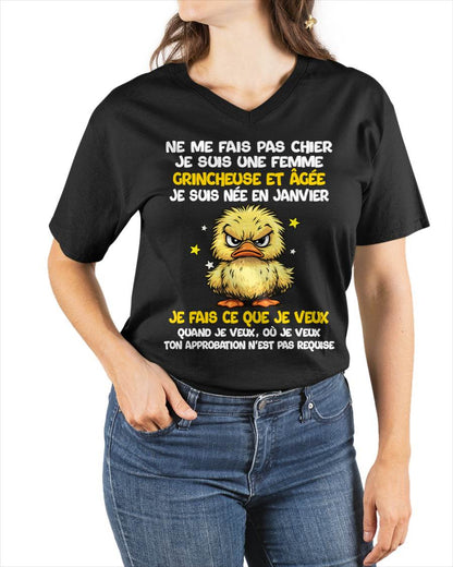 JE SUIS UNE FILLE DE JANVIER - POUR FEMME - TLEE01 (SKU2604-119-01)