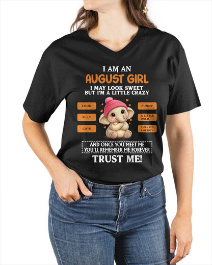 AUGUST GIRL - SWEET, LOUD, AND A LITTLE WILD WITH AN UNFORGETTABLE VIBE - FOR WOMEN - TLEE08 (SKU2603-202-08)