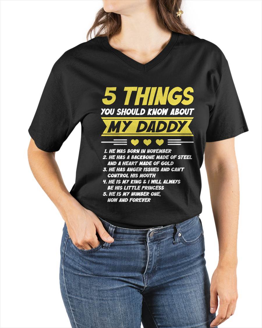 NOVEMBER - 5 THINGS YOU SHOULD KNOW ABOUT MY DADDY - FROM DAD - TLEE11 (SKU2606-53-11)