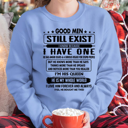 Good men Still Exist - gift for your girlfriend, wife from Husband - TLEE00 (SKU-GM-00)