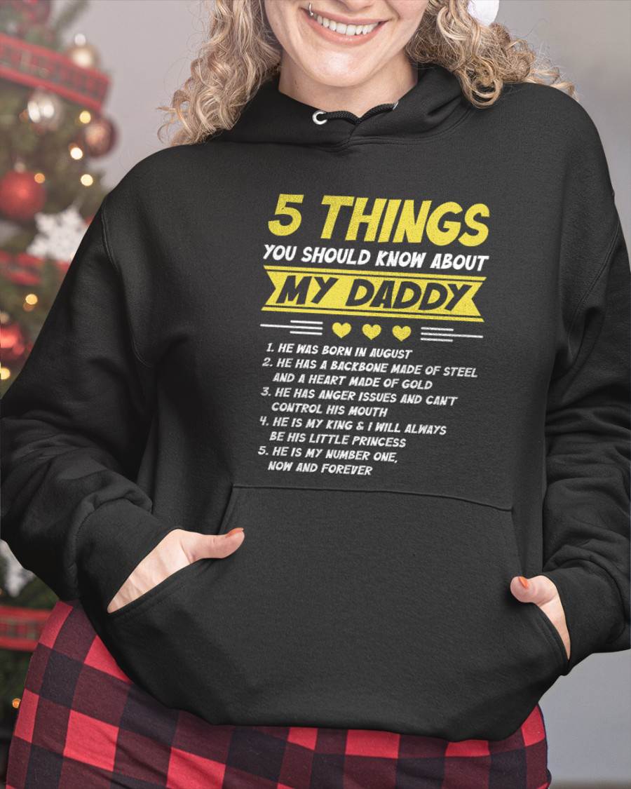 AUGUST - 5 THINGS YOU SHOULD KNOW ABOUT MY DADDY - FROM DAD - TLEE08 (SKU2606-53-08)