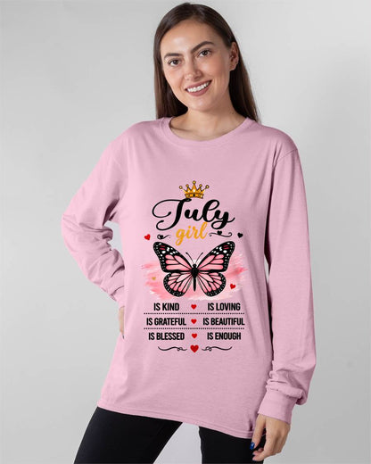 JULY GIRL BUTTERFLY SHIRT - FOR WOMEN - TLEE07 (SKU2608-593-07)