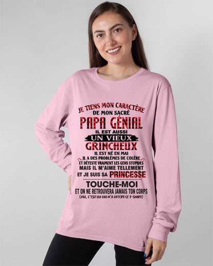 MAI / FILLE À PAPA GÂTÉE ET FIÈRE - CADEAU DE PAPA - TLEE05 (SKU2605-355-05)