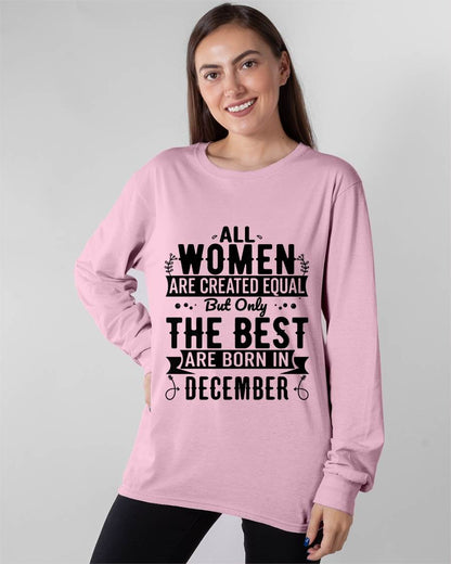 DECEMBER WOMEN ARE THE BEST KIND - FOR WOMEN - TLEE12 (SKU2605-398-12)