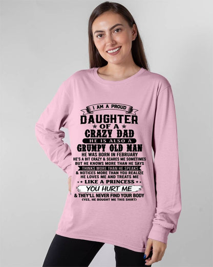 FEBRUARY - PROUD DAUGHTER OF DAD - FROM DAD - TLEE02 (SKU2606-209-02)