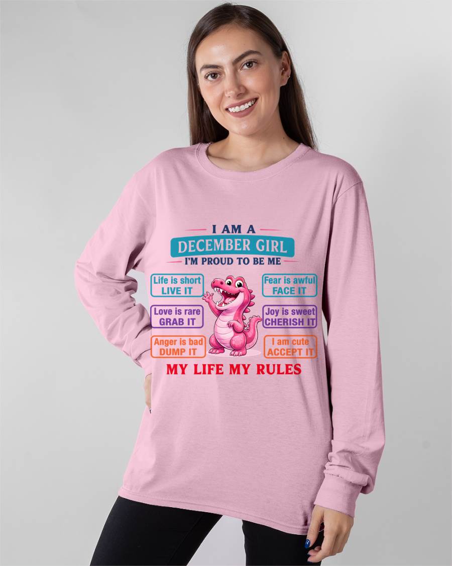 DECEMBER GIRL – MY LIFE MY RULES - FOR WOMEN - TLEE12 (SKU2604-245-12)