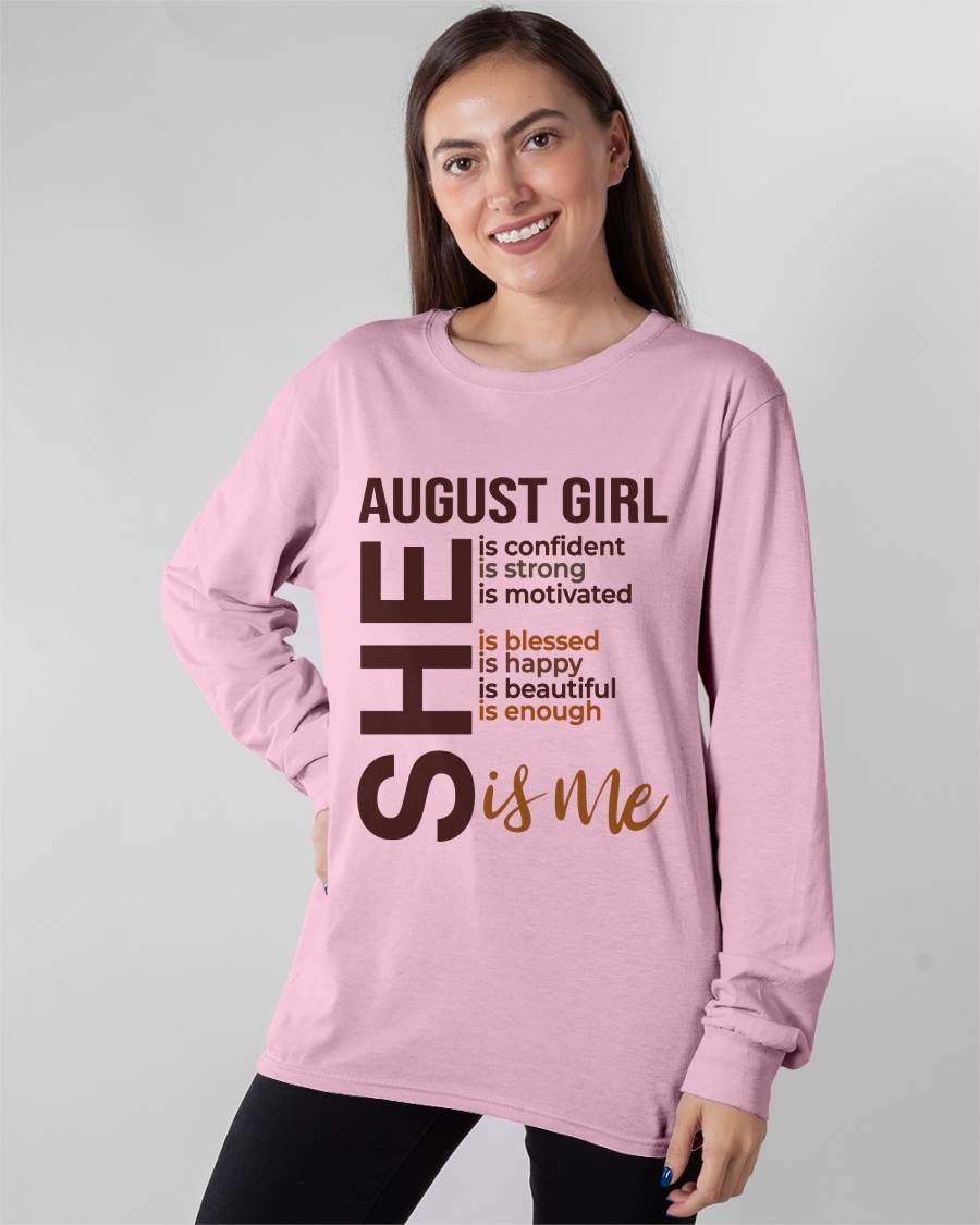AUGUST BORN GIRL – CONFIDENT & STRONG - FOR WOMEN - TLEE08 (SKU2605-04-08)