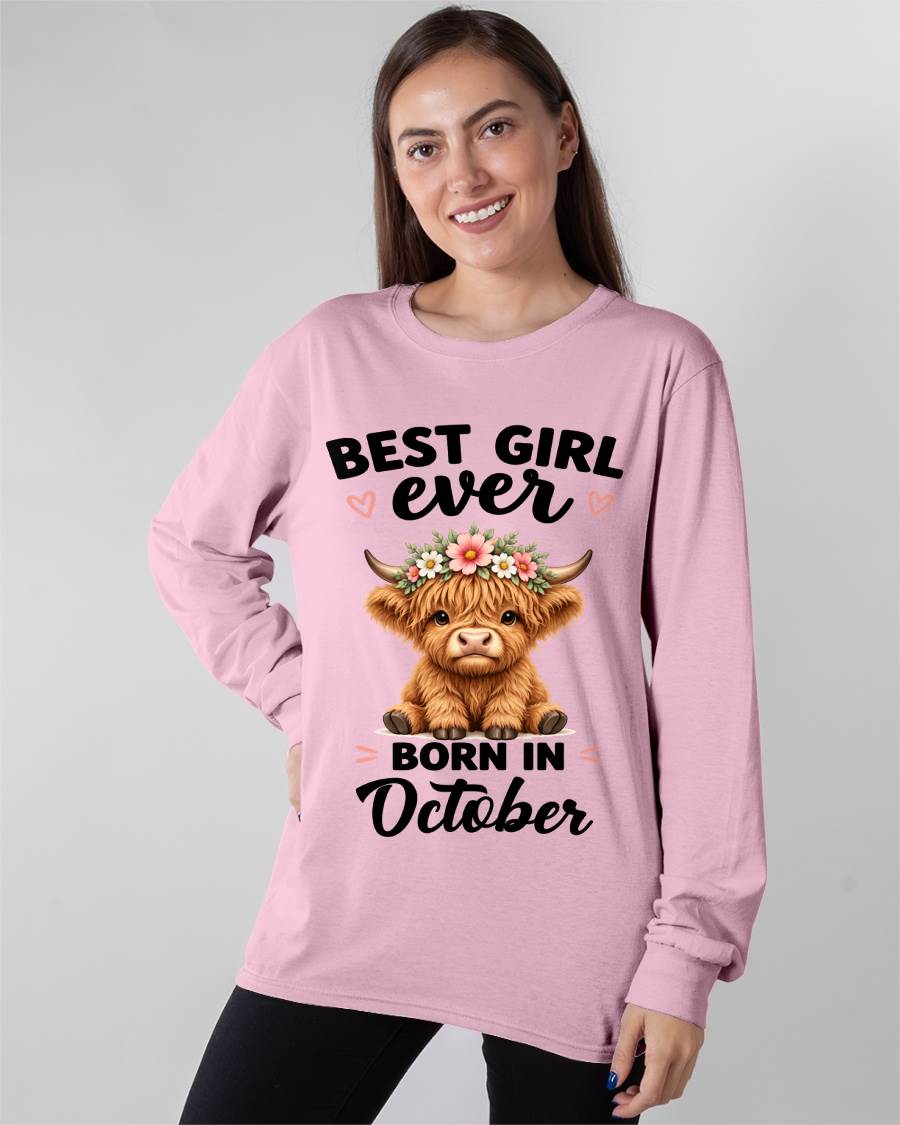 OCTOBER - BEST GIRL EVER - FOR WOMEN - TLEE10 (SKU2607-198-10)