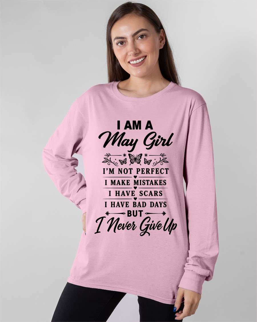 MAY GIRL NEVER GIVE UP - FOR WOMEN - TLEE05 (SKU2606-378-05)