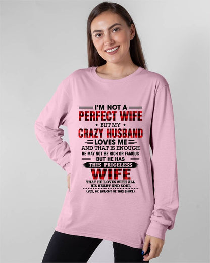 CRAZY HUSBAND LOVES ME WIFE SHIRT - FROM HUSBAND - TLEE00 (SKU2608-651-00)