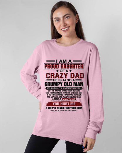 BEST DAD BEST DAUGHTER SHIRT - FROM DAD - TLEE00 (SKU2608-27-00)