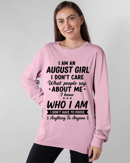 AUGUST – I DON'T CARE WHAT PEOPLE SAY ABOUT ME - FOR WOMEN - TLEE08 (SKU2606-379-08)