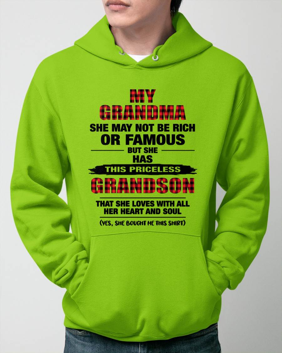 GRANDMA LOVES ME – PRICELESS GRANDSON GIFT- FROM GRANDMA - TLEE00 (SKU2604-260-00)