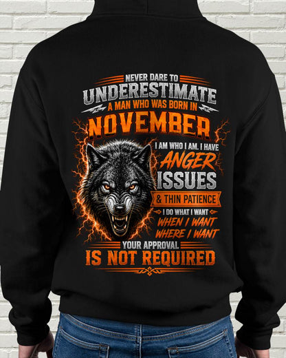 NOVEMBER MAN I DO WHAT I WANT SHIRT - FOR MAN - TLEE11 (SKU2608-244-11)