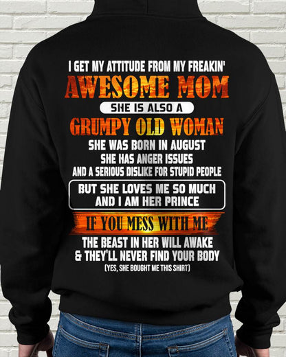 AUGUST - MESS WITH ME, MEET MY AWESOME MOM - FROM MOM - TLEE08 (SKU2606-142-08)