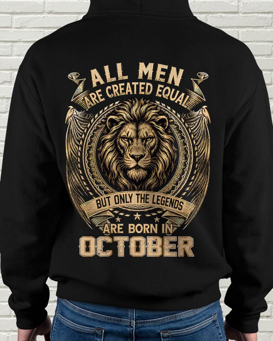 OCTOBER BORN LEGEND SHIRT – LION KING - FOR MAN - TLEE10 (SKU2606-177-10)