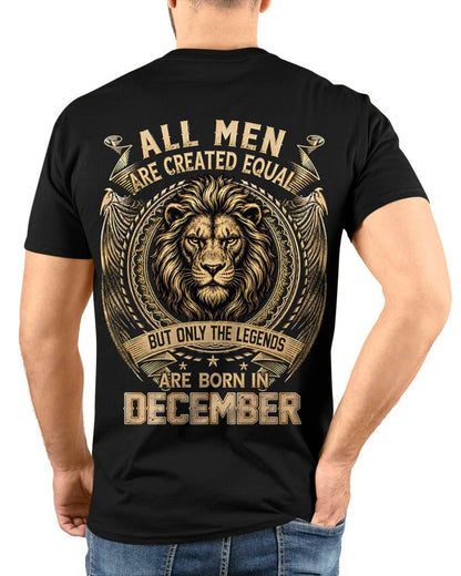 DECEMBER BORN LEGEND SHIRT – LION KING - FOR MAN - TLEE12 (SKU2606-177-12)