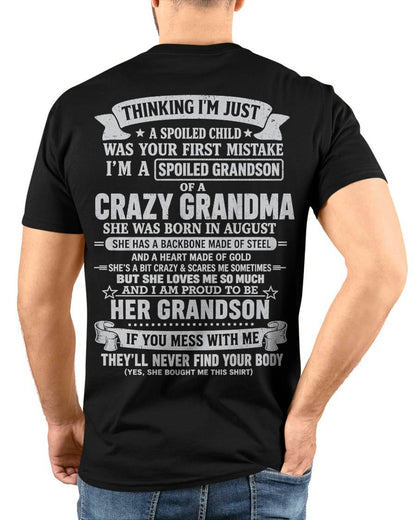 AUGUST - GRANDMA’S PROTECTION MODE: ON - FROM GRANDMA - TLEE08 (SKU2607-06-08)
