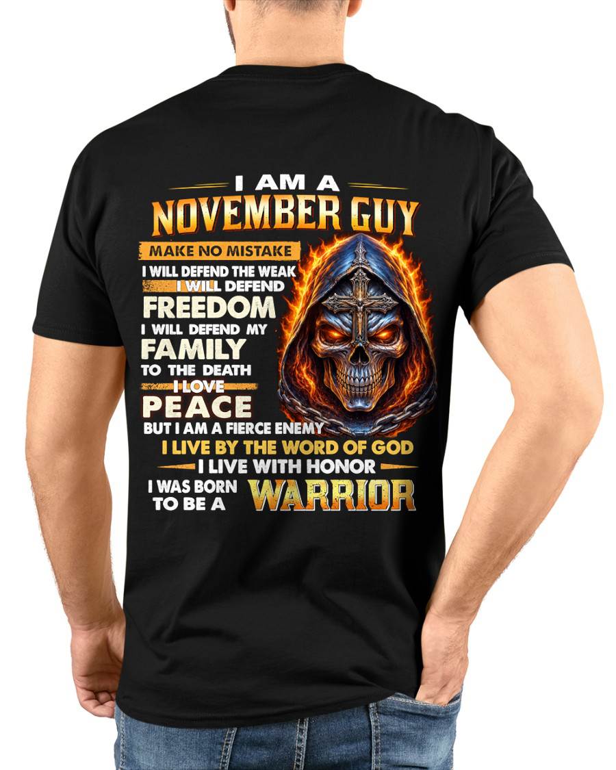 NOVEMBER – DEFENDER OF FAMILY AND FREEDOM - FOR MAN - TLEE11 (SKU2605-46-11)