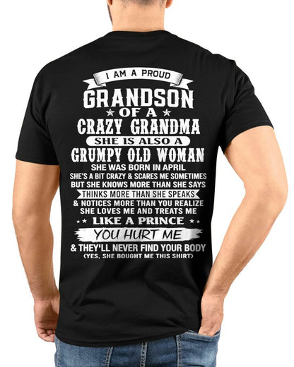 APRIL - GRANDSON OF A CRAZY GRANDMA - FROM GRANDMA - TLEE04 (SKU2606-274-04)